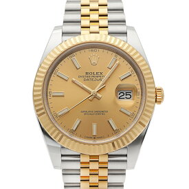 ロレックス ROLEX デイトジャスト 41 126333 シャンパン文字盤 新品 腕時計 メンズ