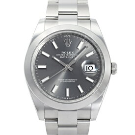 ロレックス ROLEX デイトジャスト 41 126300 スレート/バー文字盤 新品 腕時計 メンズ