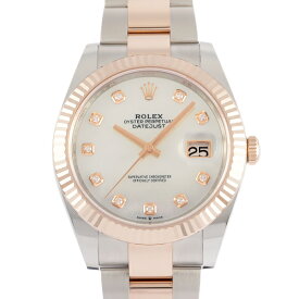 ロレックス ROLEX デイトジャスト 41 126331NG ホワイト文字盤 新品 腕時計 メンズ
