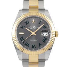 ロレックス ROLEX デイトジャスト 41 126333 スレート/グリーンローマ文字盤 新品 腕時計 メンズ