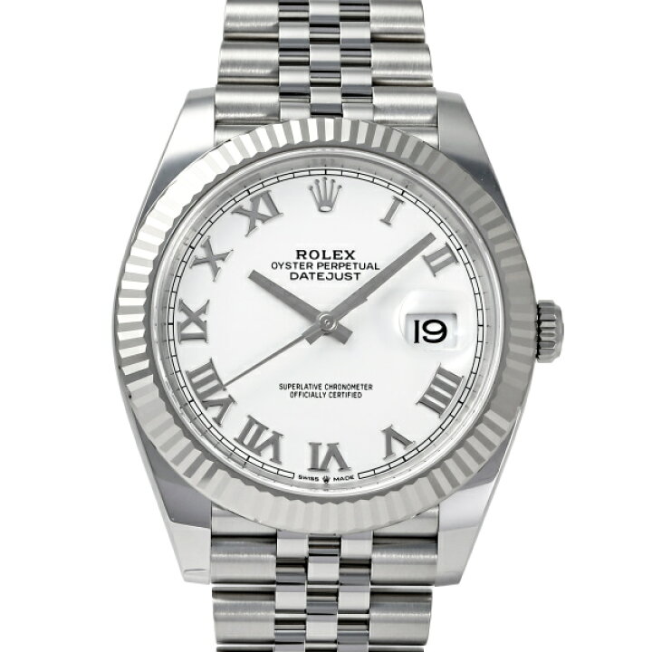 楽天市場】ロレックス ROLEX デイトジャスト 41 126334 ホワイトローマ 