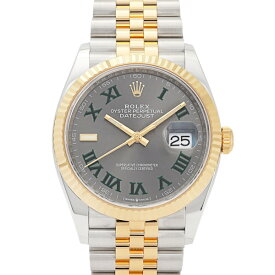 ロレックス ROLEX デイトジャスト 36 126233 スレート/グリーンローマ文字盤 新品 腕時計 メンズ