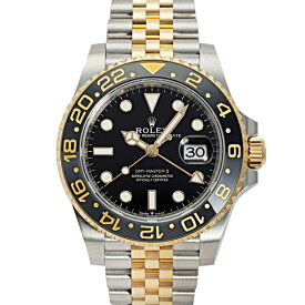 ロレックス ROLEX GMTマスターII 126713GRNR ブラック/ドット文字盤 新品 腕時計 メンズ