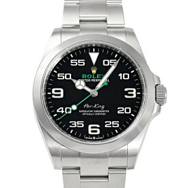 ロレックス ROLEX エアキング 126900 ブラック文字盤 新品 腕時計 メンズ