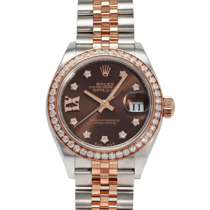 楽天市場】ロレックス ROLEX デイトジャスト 28 279381RBR チョコ  