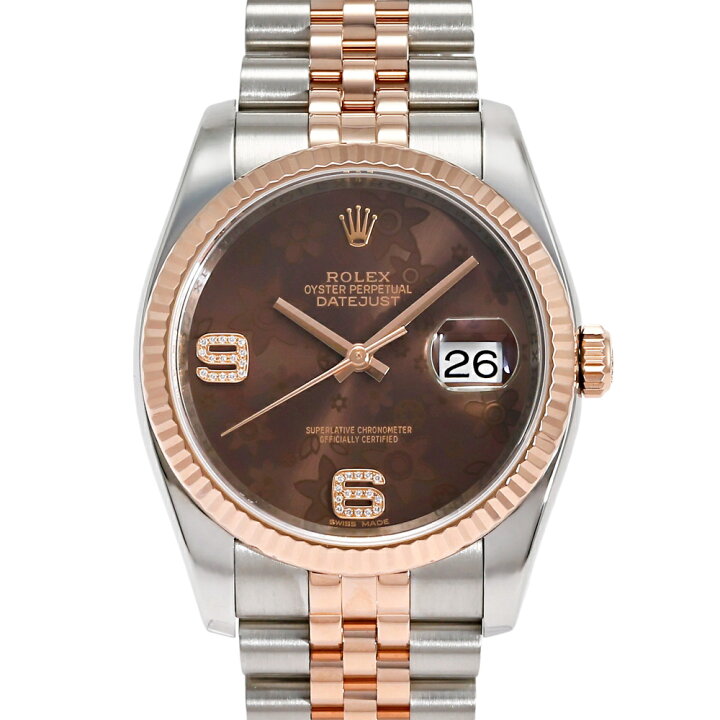 楽天市場】ロレックス ROLEX デイトジャスト 36 116231 ブラウン 