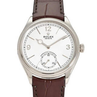 ロレックスROLEX190852509ホワイト文字盤美品腕時計メンズ