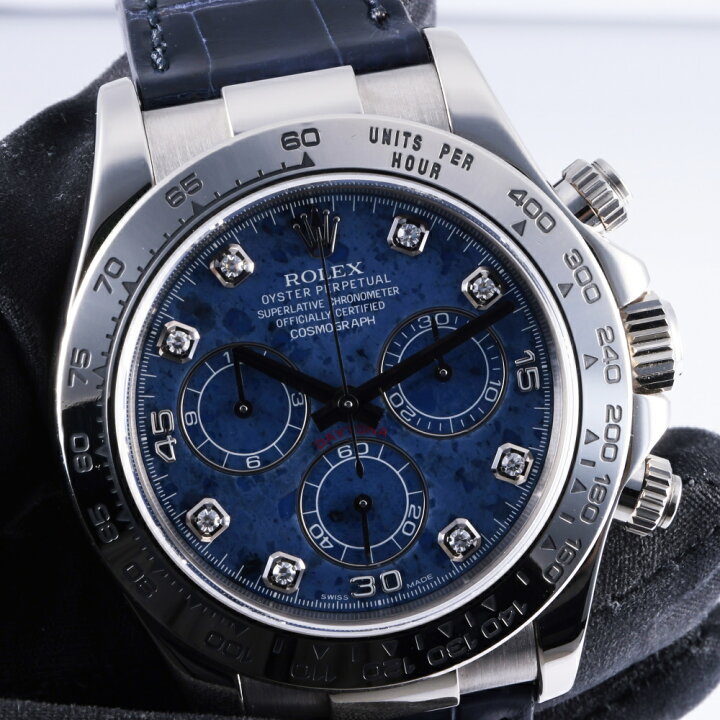 楽天市場】ロレックス ROLEX コスモグラフ デイトナ 116519G ブルー 