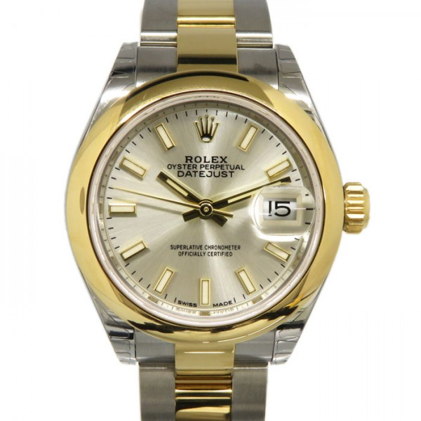 ロレックス ROLEX デイトジャスト 279163 シルバー文字盤 新品 腕時計 レディース | ジェムキャッスルゆきざき