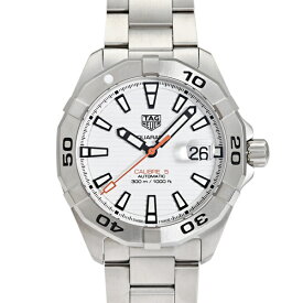 タグ・ホイヤー TAG HEUER アクアレーサー WBD2111.BA0928 ホワイト文字盤 腕時計 メンズ