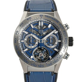 タグ・ホイヤー TAG HEUER カレラ トゥールビヨン クロノグラフ ブルーエディション 日本限定50本 CAR5A8H.FC6448 ブルー文字盤 腕時計 メンズ