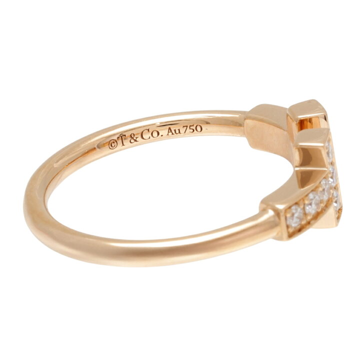 楽天市場】ティファニー T ワイヤー K18ローズゴールド リング 中古  