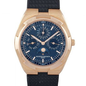 ヴァシュロン・コンスタンタン VACHERON CONSTANTIN オーヴァーシーズ エクストラフラットパーペチュアルカレンダー 4300V/000R-B509 ネイビー文字盤 中古 腕時計 メンズ