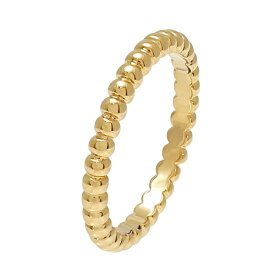 ヴァンクリーフ＆アーペル ペルレ ゴールドパール リング スモールモデル K18イエローゴールド 中古