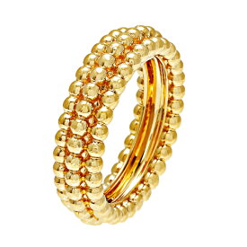 ヴァンクリーフ＆アーペル ペルレ K18イエローゴールド リング 中古