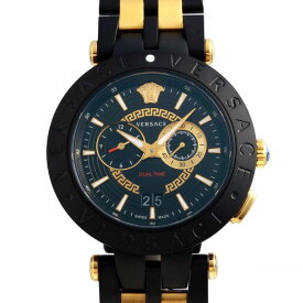 ヴェルサーチ Versace Vレース V-レース VEBV00619 ブラック文字盤 新品 腕時計 メンズ