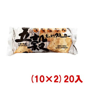 前田製菓 70g 五穀たっぷりクラッカー (10×2)20袋入 (本州送料無料)