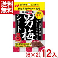 ノーベル 男梅シート (6×2)12袋入 (最短当日出荷) (最強配送)(熱中症対策 塩分補給 うめ)(ポイント消化)…