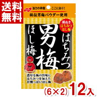 ノーベル はちみつ男梅ほし梅 (6×2)12袋入 (熱中症対策 塩分補給 うめ)(ポイント消化) (np-3) (賞味期限…