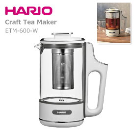 HARIO ハリオ クラフト ティーメーカー ケトル ETM-600-W フルーツティー 健康茶 煮出し