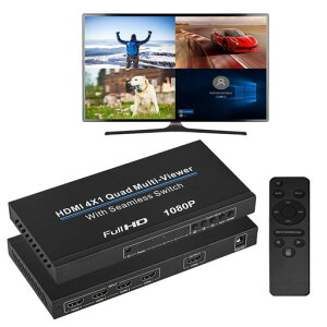 HDMIʕ4x1hdmiʕؑ֊1080P41o͉ʐ؂ւ4ʓ\蓮ؑHDMIAbh}`r[A[DVD/vWFN^[/Q[@/PS3/PS4Pro/AppleTVȂǃRt