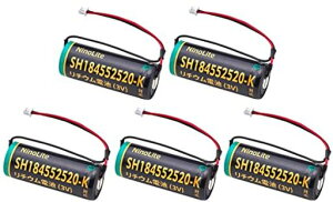 NinoLiteSH184552520-K(SH184552520��p�i)/CR17450E-N(3V)�Ή���e�ʃ��`�E���d�r5�Z�b�g�Z��΍Ќx�������p�d�r�ASHJ9025455/SHJ9044455K/SH18455���Ή��o�b�e���[