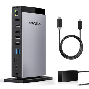 WAVLINKjo[TDisplayLinkhbLOXe[VAgv4KUSBChbN(M1/M2/M3MacWindowsΉ)A15-in-13HDMIA2