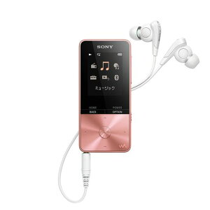 ソニー(SONY)ウォークマンSシリーズ4GBNW-S313:MP3プレーヤーBluetooth対応最大52時間連続再生イヤホン付属2017年モデルライトピンクNW-S313PI