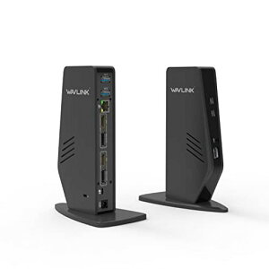 WAVLINKUSB-C/USB-A�E���g��HD�}���`�f�B�X�v���C�h�b�L���O�X�e�[�V�����f���A��4K/�V���O��5K�f�B�X�v���C�^�C�vC/�^�C�vAWindows�܂���MacOS�p�V���O��5K@60Hz�܂��̓f���A��4K@60Hz�Ή�(2X