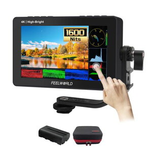 FEELWORLDF5ProX5.5�C���`�^�b�`���t�B�[���h���j�^�[1600nits���P�x4KHDMI5VType-C���d�J�X�^��3DLUT��32�܂Ń��[�h�\