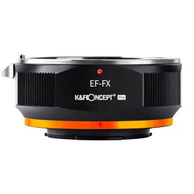 K&F CONCEPT マウントアダプター CANON対応 EOS EFマウントレンズ FUJIFILM対応 FX Xマウントカメラ 装着用 レンズアダプター EF-FX PROII 艶消し仕上げ 反射防止 無限遠実現 メーカー直営店