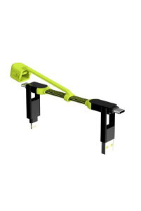 RollingSquareinChargeXL|Pbg-6-in-1|[^ujo[T[dP[uAUSB-CACgjOAUSB-AAMicroUSBA100W[d́A0.5ft/15cmAubN/C