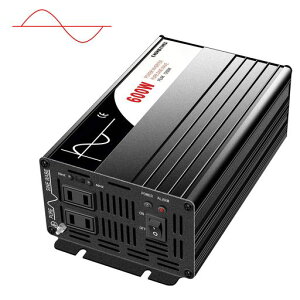 gDC-ACRo[^[ 12V g 50 60؂ւ uԍő1200WJ[Co[^[AC RZg×2 dE h zd LCDfBXv[ y Rt{戵z (LCD DC1