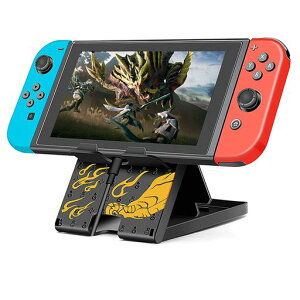 FANGXIスイッチスタンドどうぶつの森卓上ホルダーforSwitch/SwitchLite/SwitchOLED折り畳み式携帯置き台可愛いコンパクト角度調整可能滑り止め持ち運び小型スタンド