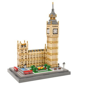 LULUFUN rbOEx }CNubN ςݖ  MINI ̃pY  BIG BEN BUILDING BLOCK q l j VN Mtg a NX}X v[g 蕨 (4060 PCS)
