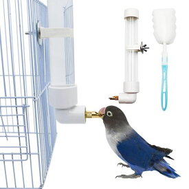 鳥水飲み器130ml鳥水入れ自動給水器バードフィーダー小動物水飲みボトルペット給水器インコ文鳥オウムオカメインコセキセイインコ