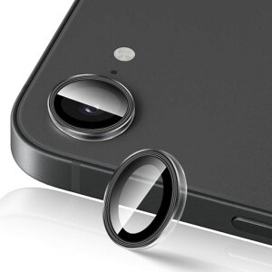 【2枚セット】ForiPhone16eカメラフィルムカメラ保護レンズフィルム日本旭硝子素材飛散防止高透過耐衝撃硬度9Hキズ防止強化ガラス露出オーバー防止防水防塵気泡ゼロアルミ合金レンズ保護…