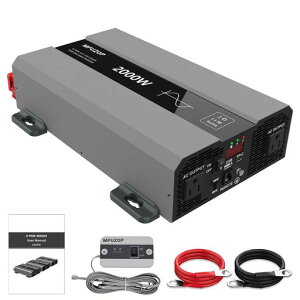 MFUZOP2000WCo[^[g12VDC()110VAC()uԏó[N4000W50Hz/60Hzgؑ։\J[Co[^[6MLRtRZgx2USB\Pbgx1TypeC\Pbgx1
