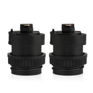 DiCUNOライティングレールソケットダクトレール用電球ソケット黒E26口金対応LED専用レール照明器具天井照明2個セット