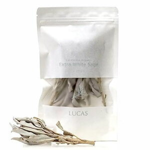 �z���C�g�Z�[�W�J���t�H���j�A�Y�I�[�K�j�b�N�E���_��򉻎}�����[�twhitesageSBNR(USDA�ECCOF�E�z���C�g�Z�[�W����F�؎擾)LUCAS���J�X(10g)