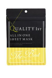 クオリティファースト(QUALITY 1ST) オールインワンシートマスク ザ・ベストEX (3枚) フェイスマスク 袋