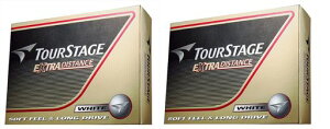 ブリヂストンゴルフボールツアーステージエクストラディスタンスホワイト2ダースセット(24球入)