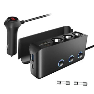 ELEKEED VK[\Pbg 3A yQUICK CHARGE 3.0 & PD65W ځz }[d  J[`[W[ 4|[gt USB (ő8.5A/5V) X}[gIC 12-24V ƗXCb` d\Pbg z d