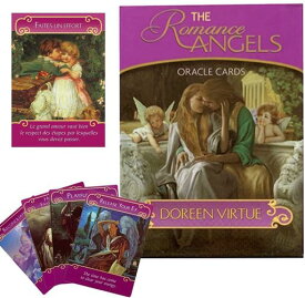 FRHKFJYKHタロットカードオラクルカード44枚ロマンスエンジェルオラクルカード夜明け美徳レアエディション、金色シリーズ運命を学び、過去の傷を癒す英語版
