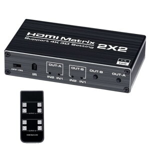 BLUPOW 4K60HZΉ HDMI}gbNX ZN^[ 22o ؑ֋@ z Xvb^[ HDMI2.0EHDCP1.4E3DΉ PS4PROEXBOXEFIRE TVȂǑΉ VA132
