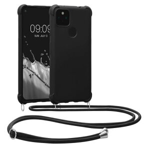 kwmobile�X�}�z�V�����_�[GooglePixel5a5G�Ή��P�[�X-TPU�J�o�[���|���X�g���b�v�t�����F