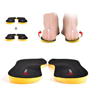 【2足4枚】インソール中敷き土踏まずインソールアーチサポーター超軽量立ち仕事通気男女兼用2組M(24-25.5cm)