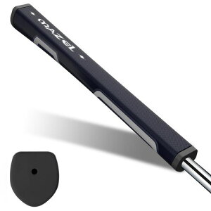 MAZEL(マゼル)ゴルフパターグリップ滑り止め超軽量快適ゴルフパター用グリップ(スタンダード(2.0)ネイビーブルー(Vシェープ))