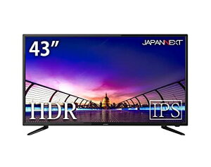 JAPANNEXT43�C���`��^���j�^�[4KUHD3840x2160�𑜓xIPS�f�B�X�v���C�f�W�^���T�C�l�[�W(HDMI/DisplayPort/�X�s�[�J�[����/�u���[���C�g�J�b�g)JN-IPS4302UHDR