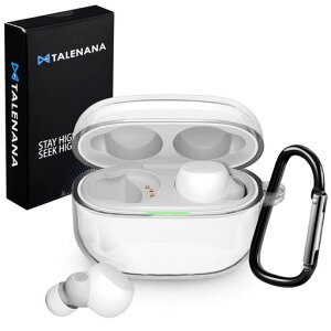 TALENANAforSonyLinkBudsSWF-LS900N�P�[�X�N���A�ی�J�o�[TPU�f�ޖh���L�Y�h�~WF-LS900N�ی�P�[�X�����[�d�\WF-LS900N�P�[�X�����h�~�ϏՌ��S�ʕی�J���r�i�t��